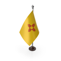 USA States New Mexico Plastic Flag Stand PNG & PSD Images