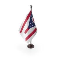 USA States Ohio Plastic Flag Stand PNG & PSD Images