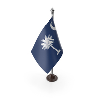 USA States South Carolina Plastic Flag Stand PNG & PSD Images