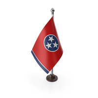 USA States Tennessee Plastic Flag Stand PNG & PSD Images