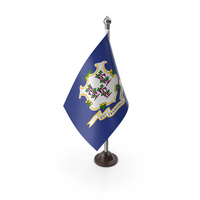 USA States Connecticut Plastic Flag Stand PNG & PSD Images