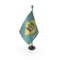 USA States Delaware Plastic Flag Stand PNG & PSD Images