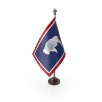 USA States Wyoming Plastic Flag Stand PNG & PSD Images