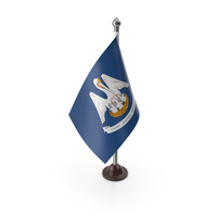 USA States Louisiana Plastic Flag Stand PNG & PSD Images