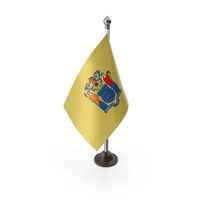 USA States New Jersey Plastic Flag Stand PNG & PSD Images
