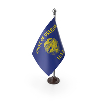 USA States Oregon Plastic Flag Stand PNG & PSD Images