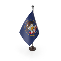 USA States Utah Plastic Flag Stand PNG & PSD Images