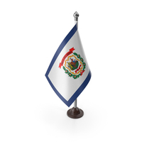 USA States West Virginia Plastic Flag Stand PNG & PSD Images