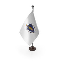 USA States Massachusetts Plastic Flag Stand PNG & PSD Images