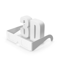 3d Glasses Clay PNG & PSD Images