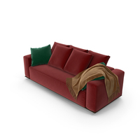 Outdoor Hybrid Sofa (Red) PNG & PSD Images