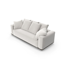 Outdoor Hybrid Sofa (White) PNG & PSD Images