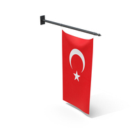 Turkey Wall Mount Flag PNG & PSD Images