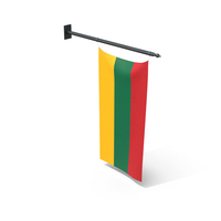 Lithuania Wall Mount Flag PNG & PSD Images