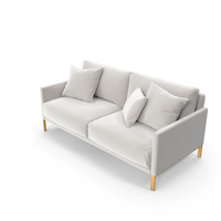 Cara Sofa (White) PNG & PSD Images