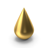 Blood Drop Gold Icon PNG & PSD Images