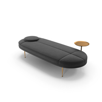 Canoe Daybed (Black) PNG & PSD Images