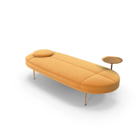 Canoe Daybed (Orange) PNG & PSD Images