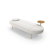Canoe Daybed (White) PNG & PSD Images