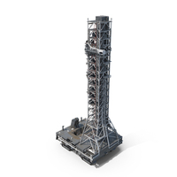 SLS Launch Pad with Missile Crawler Transporter PNG & PSD Images