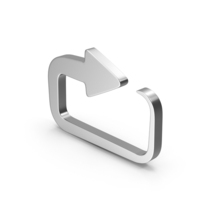 Arrow Return Metal PNG & PSD Images