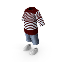 Casual Summer Outfit for Toddler PNG & PSD Images