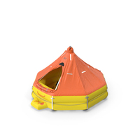 Inflatable Life Raft For 20 Persons PNG & PSD Images