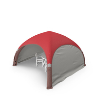 Inflatable Shelter With Plastic Table PNG & PSD Images