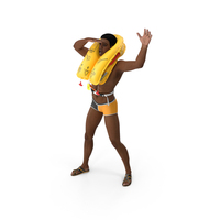 Man With Life Jacket PNG & PSD Images