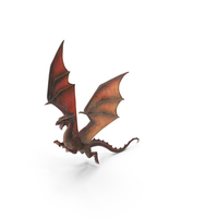 Mythical Dragon Creature Flying PNG & PSD Images