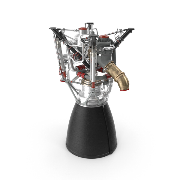 Rocket Engine RS 68 Detailed PNG & PSD Images
