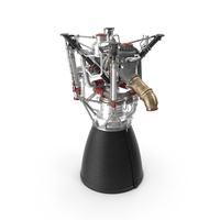 Rocket Engine RS 68 Detailed PNG & PSD Images