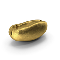 Coffee Bean Gold PNG & PSD Images