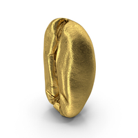 Coffee Bean Gold PNG & PSD Images