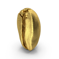 Coffee Bean Gold PNG & PSD Images
