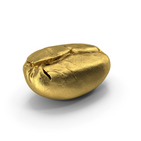 Coffee Bean Gold PNG & PSD Images