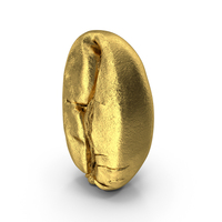 Coffee Bean Gold PNG & PSD Images