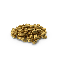 Coffee Beans Gold PNG & PSD Images