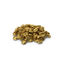Coffee Beans Gold PNG & PSD Images