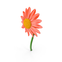 Cartoon Flower Red PNG & PSD Images