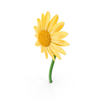 Cartoon Flower Yellow PNG & PSD Images