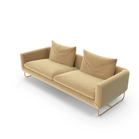 Avalon Sofa (Yellow) PNG & PSD Images