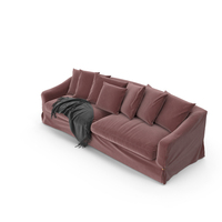 Fayence Sofa (Red) PNG & PSD Images