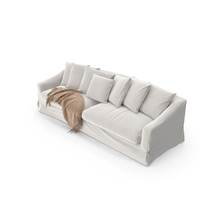 Fayence Sofa (White) PNG & PSD Images