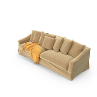 Fayence Sofa (Yellow) PNG & PSD Images