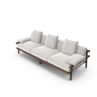 Ayana Outdoor Sofa (White) PNG & PSD Images