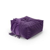 Soft Pouf (Purple) PNG & PSD Images
