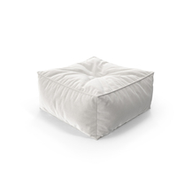 Soft Pouf (White) PNG & PSD Images