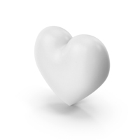White Heart PNG & PSD Images
