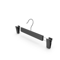 Hanger With Clips Closed And Hook Turned PNG & PSD Images